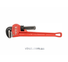 Ключ трубный прямой YATO: 250 мм (10"), max Ø= 1" (25mm) [6/18]