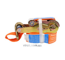 Пас для крепления багажа с трещаткой VOREL : 1000 daN, 35мм х 6м, [10]