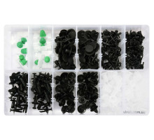 Шпинки для автосалоної обшивки BMW YATO, різні, 6 типорозмірів, 290 шт. [20]