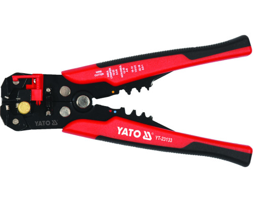 Клещи для обжима и зачистки проводов YATO, L=205мм, 0,2-6мм², с наконечниками, 191 элем. [10/20]