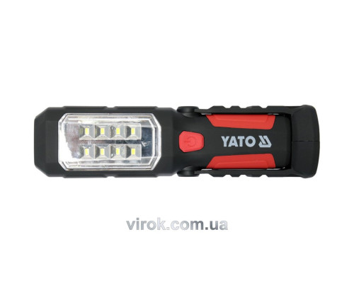 Ліхтар LED на батарейки 3Х АА, 8 + 1 діод , гак + магніт , 3 режими світла [50]