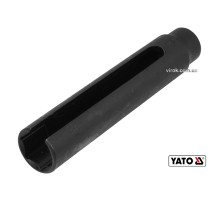 Головка торцевая открыта для лямбда-зонд, датчиков YATO: квадрат-1/2", М22 мм, L=15мм, Cr-V [10/60]