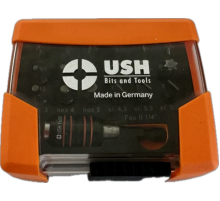 Насадки викруткові USH Industry: з магнітним тримачем, PH, PZ, SL, Torx, HEX, 19 ел