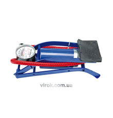 Насос ножний VOREL з манометром [20]