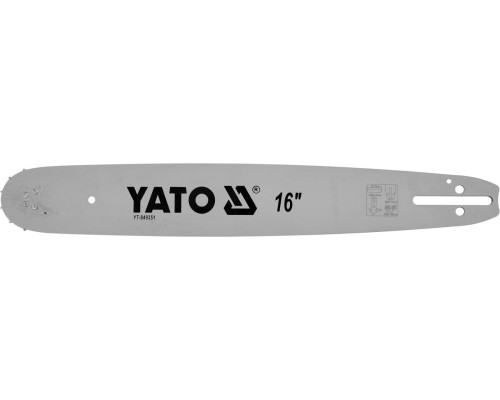 Шина для пили YATO l= 16"/ 40 см (66 ланок) Кількість зубів -12.для ланцюгів YT-84942, YT-84963 [20]