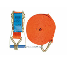 Пас для кріплення багажу з тріщаткою VOREL 4т, 1600 daN, 50мм х 8м [6]