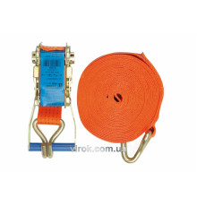 Пас для кріплення багажу з тріщаткою VOREL 4т, 1600 daN, 50мм х 8м [6]