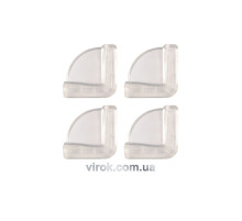 Накладка защитная VOREL плоская для углов мебели, набор 4 шт. [12/144]