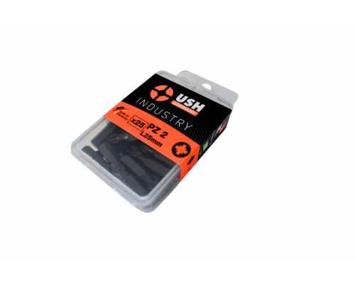 Насадка викруткова USH Industry : Phillips PZ2 x 25 мм. Torsion Уп. 25 шт.