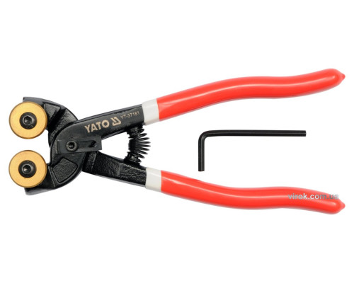 Кусачки для керамічної плитки "Дискові" YATO : L= 200 мм [6/36]
