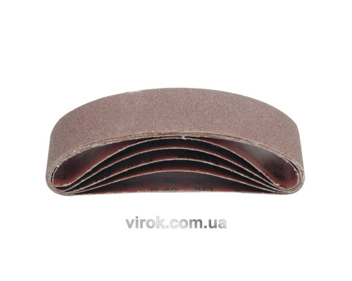 Стрічка шліфувальна VOREL *безкінечка* : 75х533мм P-100 5шт. [20/60]