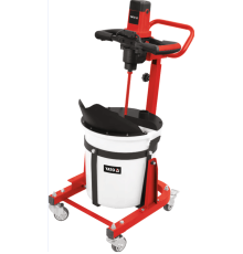 Змішувальна станція будів. розчинів на колесах YATO від ел-мережі 230 В, 1600 Вт, бак V= 50 л [1]