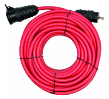 Подовжувач силовий YATO: 3-жильний  Ø=2,5мм2, 16A, l=20м, IP44(DW)