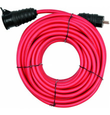 Подовжувач силовий YATO: 3-жильний  Ø=2,5мм2, 16A, l=20м, IP44(DW)