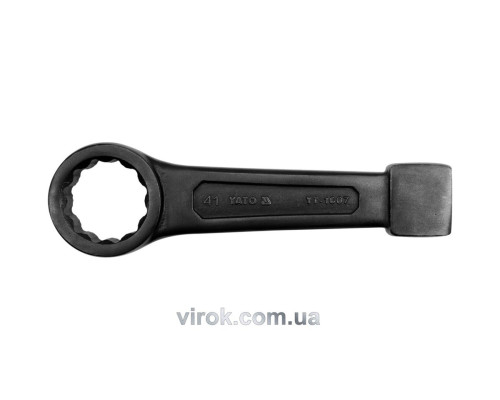 Ключ накидной ударный YATO: М=32 мм, L=195 мм, CrV [5/25]