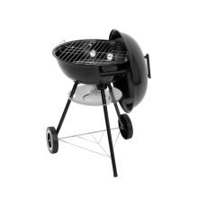 Гриль круглий вугільний LUND, решітка Ø=41 см, на 3 ніжках (з 2 колесами) з кришкою; 48х44х73 см [1]