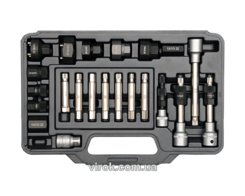 Інструменти для ремонту автомобільних генераторів YATO, Набір 22пр. [5]