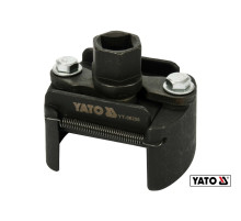 Ключ к масляному фильтру разводной YATO: Ø60-80 мм под ворот с квадратом 1/2" [20]