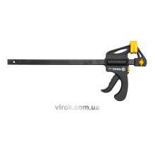 Струбцина VOREL "автомат" пластмассовая, l=300 мм [6/30]