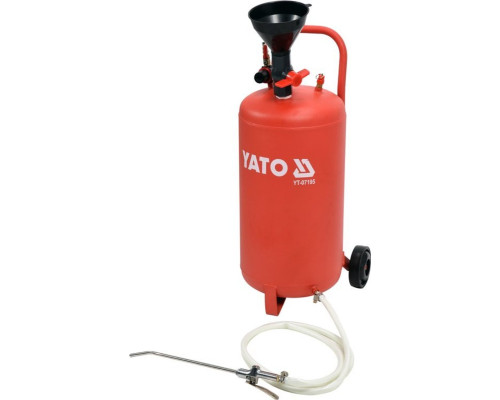 Оливково-смазочный пневматический агрегат на колесах YATO с емкостью 20л, давление - 0,5MPa, шланг-2,1 м [1]
