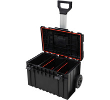 Ящик для інструментів 3 секції S1 YATO на 2-х колесах, 585х425х410 мм, з пластика, висувна ручка [1]