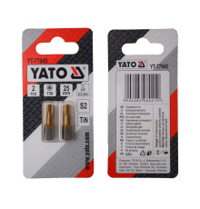 Насадка викруткова YATO TORX T30 х 25 мм. HEX 1/4", покрита титаном, 2 шт.
