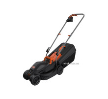 Газонокосилка 4-колесная сетевая B+D : P= 1 кВт, шир/выс.покоса- 320/20-60 мм, травосборник- 35 л