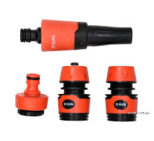 Ороситель прямой YATO с набором соединений 1/2", 3/4", ABS-пластик, 4 шт.