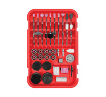 Набір насадок до міні-шліфмашинок YATO зі шпинделями Ø= 3,2мм, адаптери Ø= 2,3 і 3,2 мм, 157ел. [16]