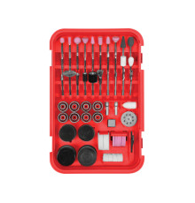 Набір насадок до міні-шліфмашинок YATO зі шпинделями Ø= 3,2мм, адаптери Ø= 2,3 і 3,2 мм, 157ел. [16]