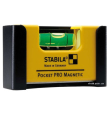 Рівень - міні STABILA Pocket PRO Magnetic магнітний : 7 х 2 х 4 см