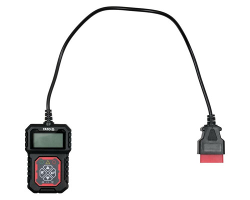 Тестер діагностичний OBD/EOBD автомобіля YATO з LCD-дисплеєм [40]