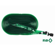 Шланг плоский с отверстиями для орошения FLO: l=15 м, Ø=16мм, ПВХ, с быстросопр. наконечниками [15]