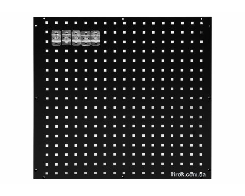 Панель перфорована для інструментів YATO: розмір перфорації- 10х10 мм, 660x 700x 20 мм [1]