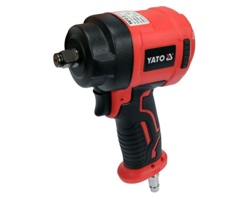 Гайковерт ударний пневматичний MINI YATO: квадрат 1/2", F=1200Nm, роб. тиск-6,3 Bar при 142л/хв [10]