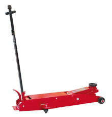 Домкрат гідравлічний підкатний YATO навантаження- 5 т, межі підйому- 160- 560 мм
