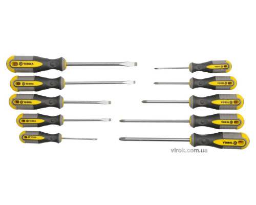 Набір викруток VOREL : CrV. 10 шт. [6/24]