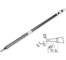 Наконечник для точкової пайки з вклад грілкою YATO заг. l= 150мм, наконеч 11,5х2,1х2 мм тип T12-BC2