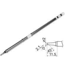 Наконечник для точкової пайки з вклад грілкою YATO заг. l= 150мм, наконеч 11,5х2,1х2 мм тип T12-BC2