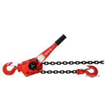 Лебідка ланцюгова ручна YATO : з дотягувачем, H= 1.5 м, F= 3 т [1]