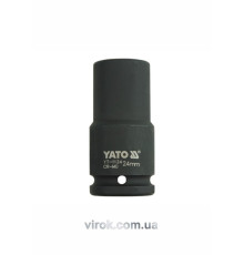 Головка торцева ударна 6-гранна YATO : подовжена, квадрат 3/4", М= 24 мм, L= 90 мм [9/36]