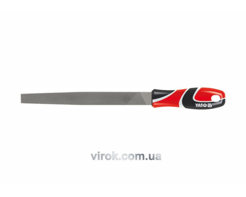 Напильник металла YATO, плоский l=300 мм, #2 [10/40]