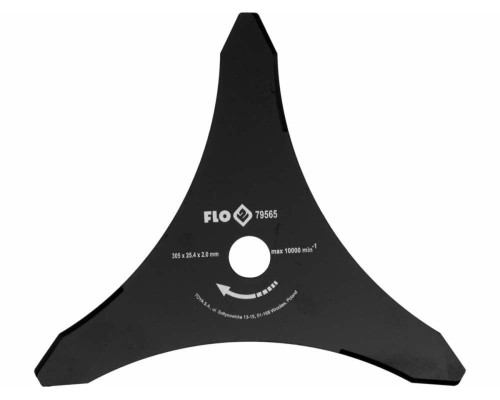 Ніж 3-різцевий до бензокоси FLO, 305 мм, кріпильний Ø= 25,4 мм [25/50]