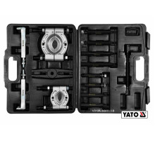 Съемник универсальный и 2 разделителя YATO: диапаз.- 35-130 мм, до Ø≤ 60 и 75 мм, 14 шт + кейс [2]