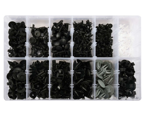 Шпинки для автосалоної обшивки VOLVO YATO, різні, 12 типорозмірів, 350 шт. [20]