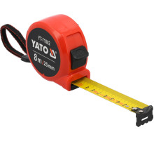 Рулетка измерительная YATO : L= 8 м x25 мм, [6/48]