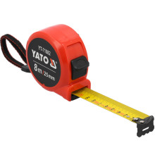 Рулетка измерительная YATO : L= 8 м x25 мм, [6/48]