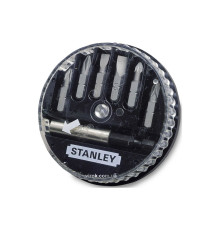 Набір насадок викруткових STANLEY : (SL5-6,5 PH0-1-2 PZ1-2), магнітний тримач 1/4". 7 Шт. DW