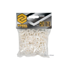 Хрестики дистанційні багаторазові для плитки VOREL : тип U, 4 мм. 100 (Уп/Шт.)(DW)