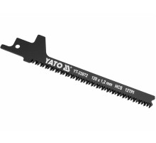 Полотно по дереву до шаблевої пили HCS YATO: кривий різ, 120x 23,7 мм, t=1,2мм, 12 зубів/1" [10/100]